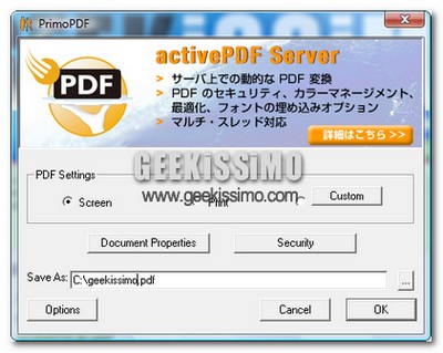 PDFPirate, rimuovere protezioni dai documenti PDF