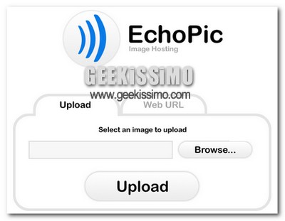 EchoPic, hosting di immagini semplice e veloce