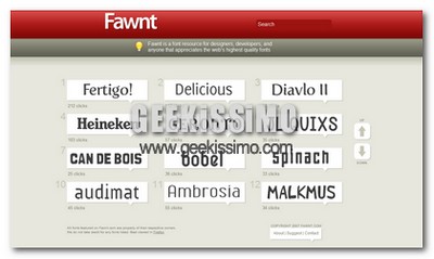 Fawnt, font gratuiti per tutti!