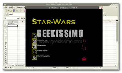 Un videogioco di guerre stellari in OpenOffice!