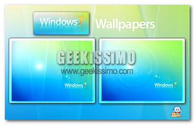 Wallpaper astratti a tema Windows 7