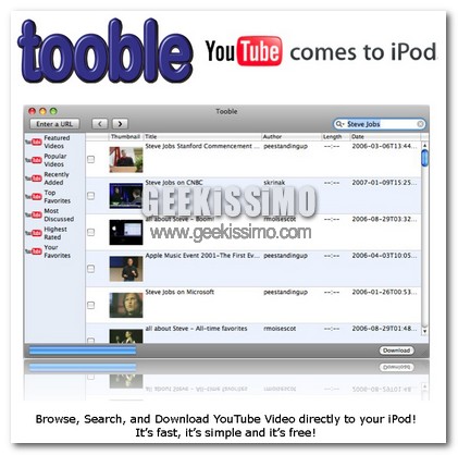 Come scaricare video da YouTube direttamente sull’iPod