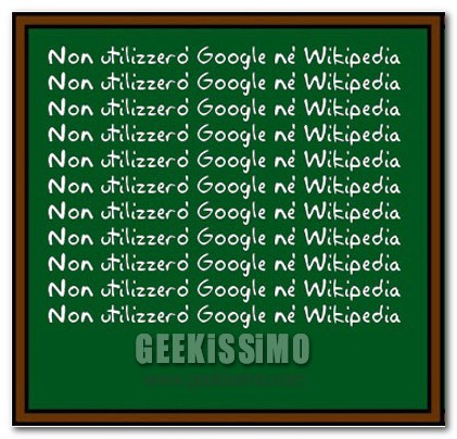 “Volete usare Google o Wikipedia? Allora non frequentate il mio corso”. Parola di docente