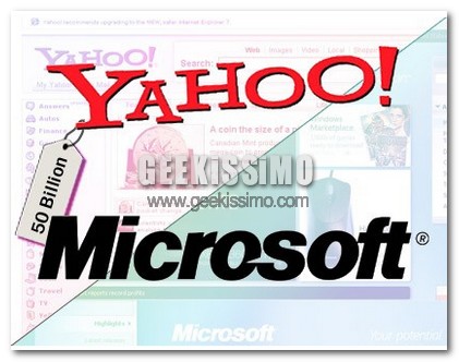 Microsoft “compra” Yahoo per sfidare Google