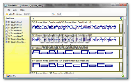 Visualizzare tutti i font di Windows facilmente con FontEXPRO