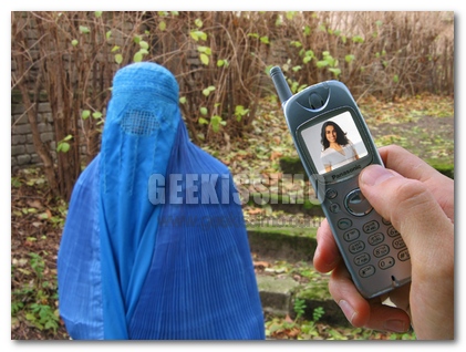 Charmburka, il burka-Bluetooth