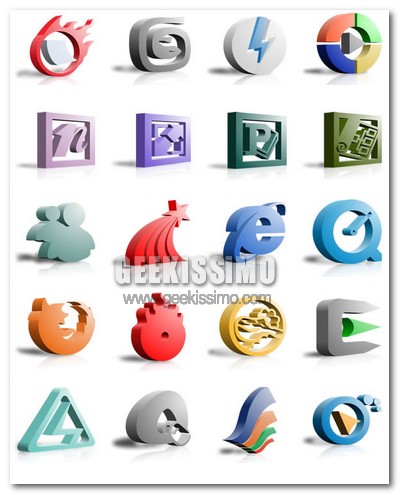Dre-S Software Icons, centinaia di icone 3D gratuite per qualsiasi software!