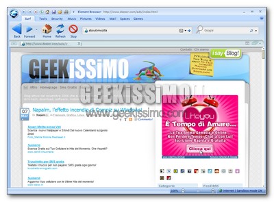 Element Browser, il browser con l’interfaccia Ribbon di Office 2007