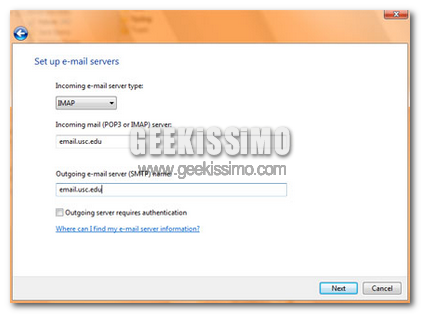 Mini Guida: come utilizzare un account IMAP di Gmail in Windows Mail