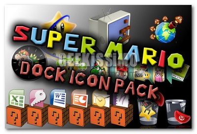 Super Mario Dock Icon Pack, strepitoso set di 18 icone gratuite