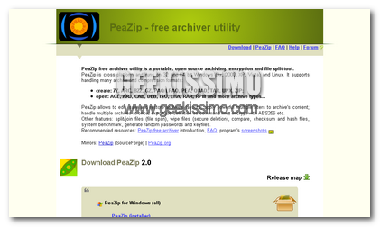 PeaZip, Meravigliosa Utility per la Gestione di Archivi in Windows