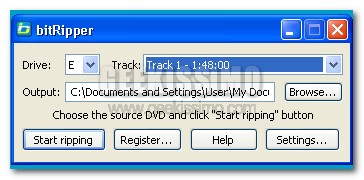 Come convertire i DVD in AVI con BitRipper