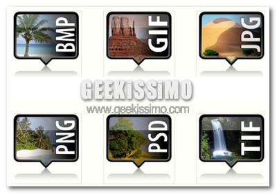 Images Files, 2 set di icone con paesaggi e belle ragazze dedicati ai file grafici