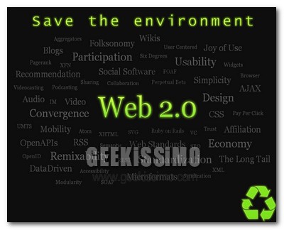 Save the web, set di wallpaper con tag cloud dedicata al mondo di internet