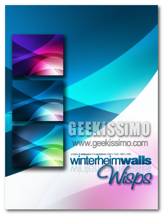 Wisps Set 1.0, strepitoso Set di 6 Abstract-Wallpapers