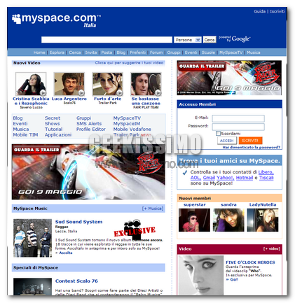 E’ arrivato MySpace Mail, una contromossa decisiva da parte di MySpace?