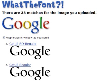 Riconoscere il tipo di font utilizzato in un immagine con WhatTheFont