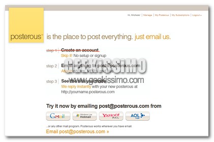 Nuovo servizio di Micro-Blogging: Posterous!