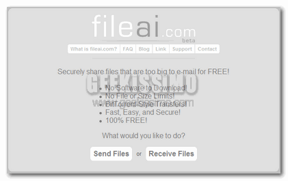 Fileai.com: inviamo file via WEB con la tecnologia P2P!