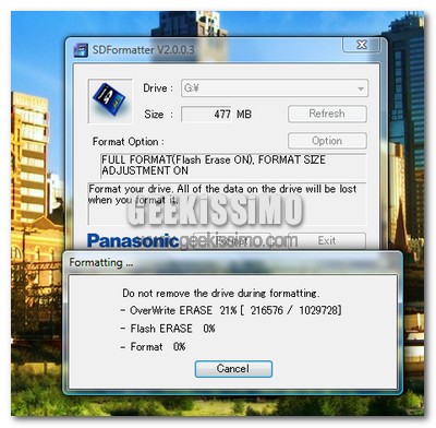 Panasonic SDFormatter: formattare le memory card SD, anche in casi disperati