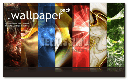 Wallpaper Pack Fractals, nuovo intrigante set di 7 sfondi astratti