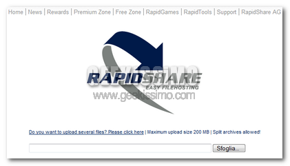 Automatizziamo il processo di download da RapidShare.