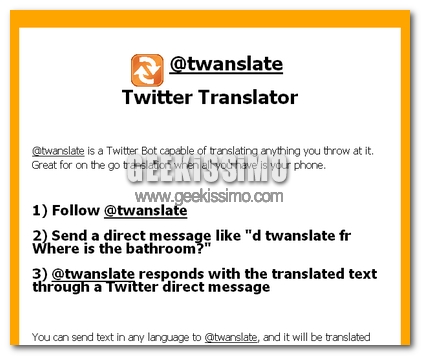 Twitter Translator: Traduttore automatico su Twitter
