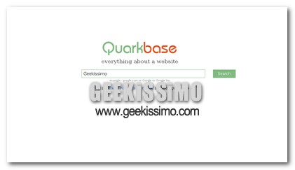 Quarkbase, sapere tutto, ma proprio tutto, sui siti web