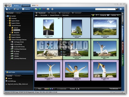 Pictomio: software completo per gestire la propria collezione di immagini e video