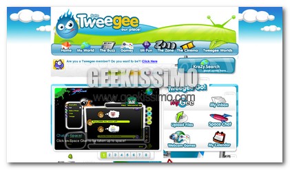Tweegee.com,  il web per bambini e preadolescenti!