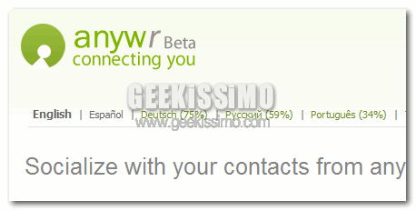 Anywr, importiamo i nostri contatti per inviare messaggi e conneterci anche dal cellulare