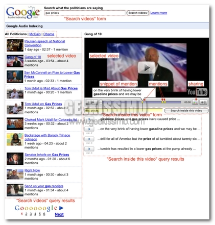 Google Audio Indexing, ricercare video in base ai dialoghi contenuti