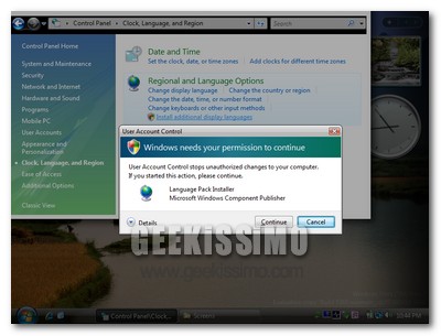 Windows Vista, come disabilitare l’oscuramento dello schermo nei messaggi dell’UAC