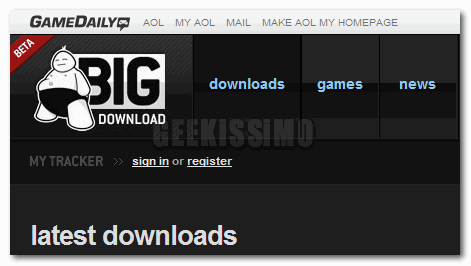 Big Download, il portale completo di Mods, Patches e Demo di tutti i giochi più attesi del Web