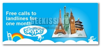 Skype regala del credito gratuito per chiamare i telefoni Fissi!