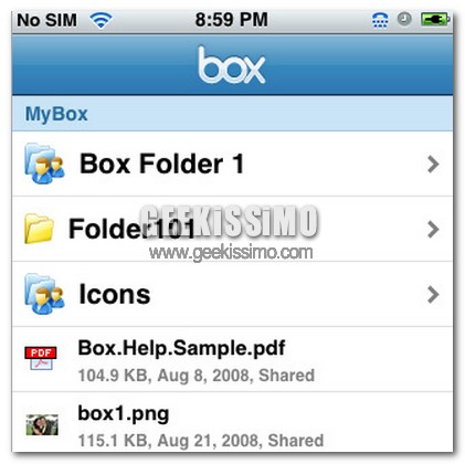 Il cloud storage anche su iPhone grazie a Box.net