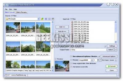 FastStone Photo Resizer, ridimensionare e convertire immagini con un click