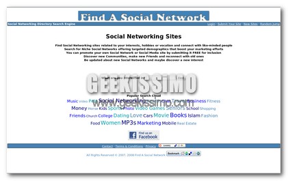 Find A Social Network, il sito adatto per trovare quello che fa per te!