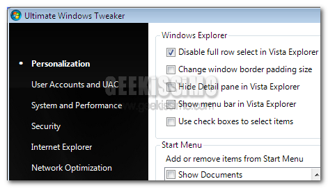Rendiamo Vista più funzionale che mai con Ultimate Windows Tweaker
