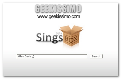 SingsBOX, motore di ricerca 2.0 per la musica