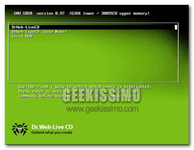 Dr.Web LiveCD: disco pronto soccorso PC, con aggiornamento definizioni