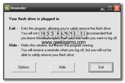 Flash Drive Reminder, ricordare le unità flash collegate al PC