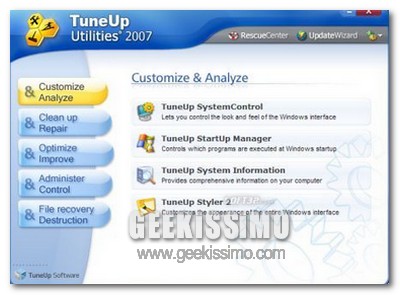 TuneUp Utilities 2007 gratis per tutti!