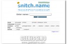 Snitch.name, come cercare e trovare persone online!