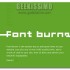 Font Burner: tutti i caratteri che vuoi sul tuo sito!