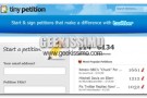 TinyPetition, crea Petizioni online in pochi click!