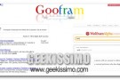 Goofram, il nuovo motore di ricerca che combina insieme Google e WolframAlpha
