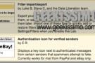 GMail verified senders, tempi duri per gli scammers