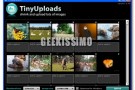 TinyUploads, caricare online più foto contemporaneamente da desktop