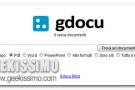 Gdocu, il motore di ricerca per i documenti di testo